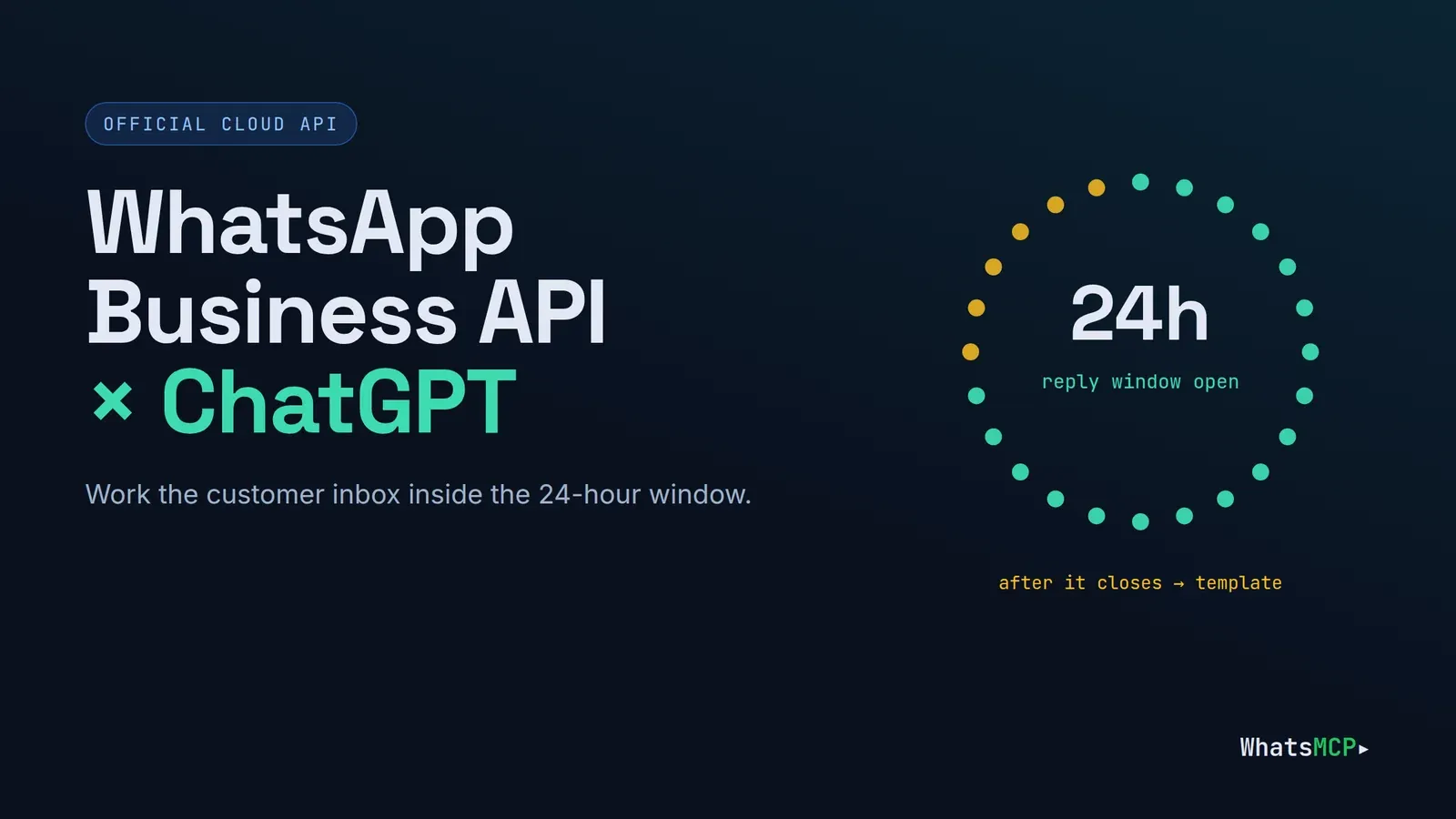 Connect WhatsApp Business API to ChatGPT