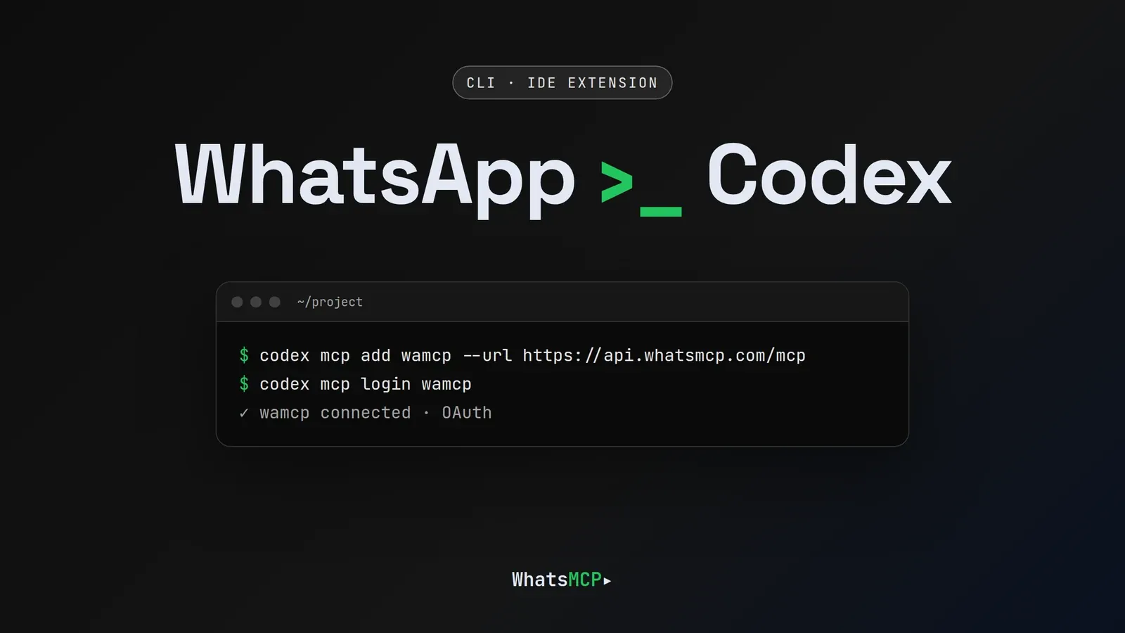 Connect WhatsApp to Codex: Setup Guide