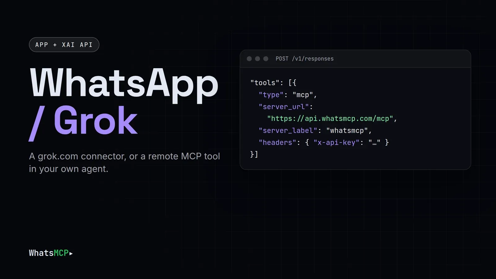 Connect WhatsApp to Grok: Setup Guide